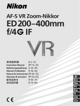 Nikon 200-400mm User manual