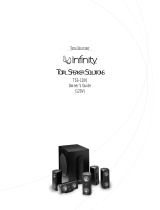 Infinity TSS-1100 User manual