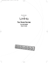 Infinity TSS-CENTER4000 User manual
