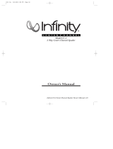 Infinity CC-2 User manual
