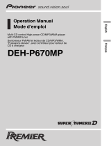 Pioneer DEH-P670MP User manual