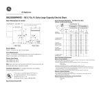 GE DBL333EBCC Specification