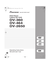 Pioneer DV-464 User manual