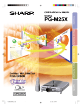 Sharp PG-M25X User manual