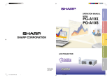 Sharp PG-A10X User manual
