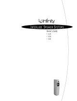 Infinity IL40 User manual