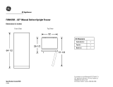 GE FUM17DRRWH Specification