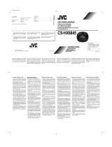 JVC CS-HX6845AU User manual