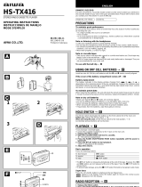 Aiwa HS-TX416 Operating instructions