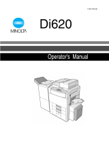Minolta Di620 User manual