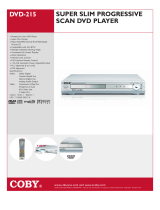 COBY electronic DVD-215 User manual