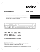Sanyo DRW1000 Owner's manual