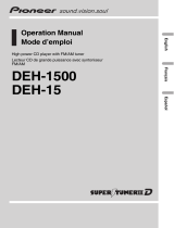 Pioneer DEH-1500 User manual