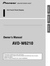 Pioneer AVD-W6210 User manual