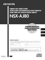 Sony NSX-AJ80 User manual