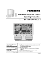 Panasonic PT 45LC12 User manual