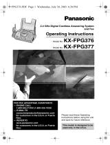 Panasonic KX-FPG376 User manual