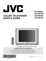 JVC AV 14F704 User manual