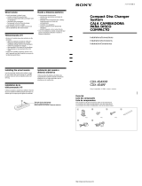 Sony CDX-454RF Installation guide