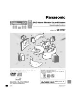Panasonic SC-HT67 User manual