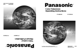 Panasonic CT 24SX12 User manual