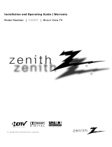 Zenith C34W37 Series User manual