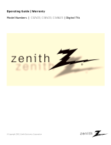 Zenith C36V23 User manual