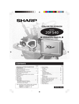 Sharp 20F540 Owner's manual