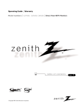 Zenith C36V28 User manual