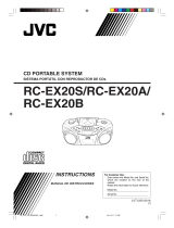 JVC RCEX20B Owner's manual