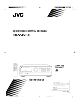 JVC RX-554VBK User manual