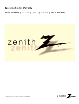 Zenith C27V22 User manual