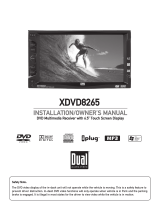 Dual XDVD8265 User manual