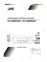 JVC RX-6008VBK User manual