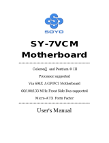 SOYO SY-7VCM User manual