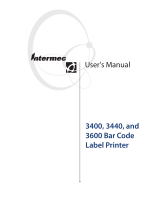 Intermec 3400 User manual