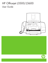 HP Officejet J3600 All-in-One Printer series User manual