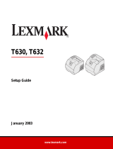 Lexmark 10G2037 - T 632dn B/W Laser Printer Installation guide