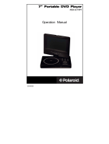 Polaroid PDV-0700 - 7" Portable DVD Player User manual