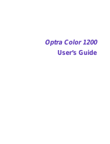Lexmark Optra Color 1200 User manual