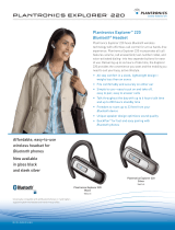 Plantronics 220 User manual