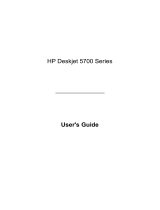 HP (Hewlett-Packard) Deskjet 5740 Printer series User manual