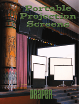 Draper Portable Projection Screen User manual