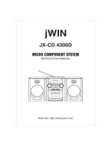 jWIN JX-CD4300D User manual