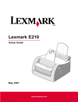 Lexmark E210 User manual