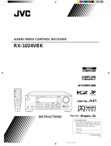 JVC RX-1024VBK User manual