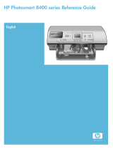 HP Photosmart 8400 Printer series Installation guide