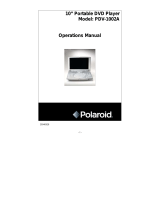 Polaroid PDV-0800 User manual