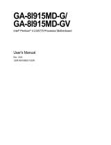 Gigabyte GA-8I915MD-GV User manual