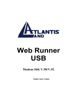 Atlantis Land 56K V.90/V.92 User manual